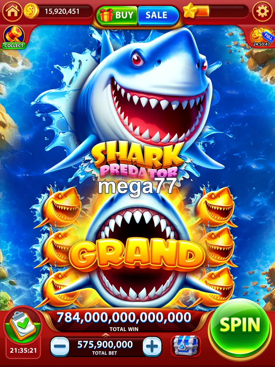 mega77 Tangkapan Layar Resmi APK